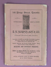Load image into Gallery viewer, 1884 Irish Toronto York Pioneer Looking Back Drinking Custom Booklet
