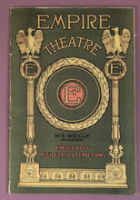 Load image into Gallery viewer, 1916 Empire Theatre Syracuse Program May Robson w/ Handwritten Notes
