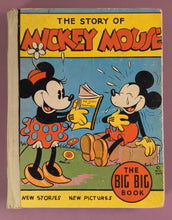 Load image into Gallery viewer, 1935 The Story of Mickey Mouse and the Smugglers Whitman Big Big Book
