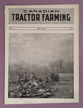 Load image into Gallery viewer, Vintage Canadian Tractor Farming Magazine March 1920 Vol 2 No 3 Titan 10-20
