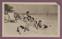 Load image into Gallery viewer, Lot of 11 Vintage B&amp;W Photos Family, Beach &amp; Toronto Parade Freshie Queen
