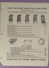 Load image into Gallery viewer, 1938 Gilson MFG Products Guelph Catalog Snowbird Ice Refrigerator + Washers
