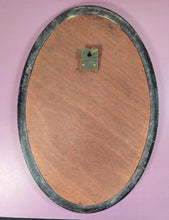 Load image into Gallery viewer, Vintage Framed Oval Reverse Glass Painting Hot Air Balloon Francesco Arban

