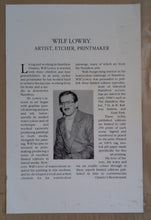 Load image into Gallery viewer, Wilf Lowry Signed Print 'The Hamilton Market (circa 1910)' 222/250 Framed
