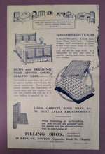 Load image into Gallery viewer, Vintage Pilling Bros. Furniture Advertisement Flyer Bolton England Ephemera
