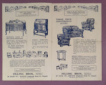 Load image into Gallery viewer, Vintage Pilling Bros. Furniture Advertisement Flyer Bolton England Ephemera
