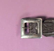 Load image into Gallery viewer, Vintage Black Tooled Leather Western Double Gun Holster Belt Cowboy Rig
