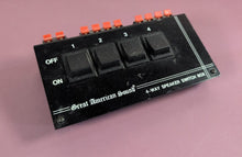 Load image into Gallery viewer, Great American Sound 4-Way Speaker Switch Box Selector Audio Control Vintage
