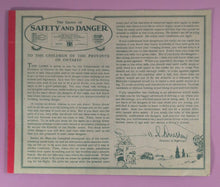 Load image into Gallery viewer, Vintage 1935 The Game of Safety and Danger - Province of Ontario Board Game
