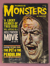 Load image into Gallery viewer, Famous Monsters of Filmland #14 Magazine Vincent Price Pit &amp; Pendulum Oct 1961
