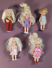 Load image into Gallery viewer, Lot of 5 Vintage 1990s Mattel Kelly / Shelly Dolls - Barbie's Sister
