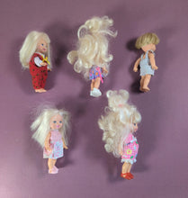 Load image into Gallery viewer, Lot of 5 Vintage 1990s Mattel Kelly / Shelly Dolls - Barbie's Sister
