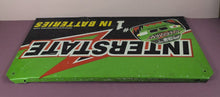 Load image into Gallery viewer, Interstate Batteries #18 Pontiac Grand Prix Metal Sign Store Display
