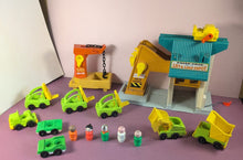 Load image into Gallery viewer, Vintage Fisher-Price Little People Lift &amp; Load Depot 942 &amp; 945 Hoist Lot
