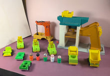 Load image into Gallery viewer, Vintage Fisher-Price Little People Lift &amp; Load Depot 942 &amp; 945 Hoist Lot
