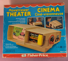 Load image into Gallery viewer, Vintage 1977 Fisher-Price Movie Viewer Theater 463 w/ 6 Cartridges &amp; Box
