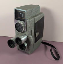 Load image into Gallery viewer, Vintage 1958 Revere Eye-Matic Spool Eight 8mm Turret Movie Camera
