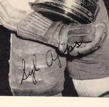 Load image into Gallery viewer, Autographed 1945-54 Quaker Oats Photo Syl Apps Toronto Maple Leafs Stanley Cup

