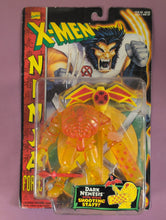 Load image into Gallery viewer, 1996 Toy Biz X-Men Ninja Force Dark Nemesis Action Figure w/ Shooting Staff
