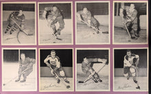 Load image into Gallery viewer, Lot of 8 1945-54 Quaker Oats Hockey 8x10 Photos
