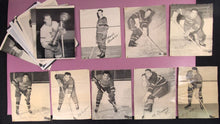 Load image into Gallery viewer, 1945-54 Quaker Oats Hockey Photos Lot of 20 Trimmed As Found

