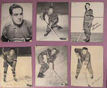 Load image into Gallery viewer, 1945-54 Quaker Oats Hockey Photos Lot of 20 Trimmed As Found
