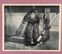 Load image into Gallery viewer, Lot of 2 1945-50 Quaker Oats Bill Durnan Blue Tint 1st Run Hockey Photos RARE
