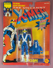 Load image into Gallery viewer, 1991 Toy Biz The Uncanny X-Men Cyclops Laser Light Eyes Action Figure #4944
