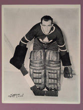 Load image into Gallery viewer, 1945-54 Quaker Oats Frank McCool Toronto Maple Leafs Hockey #33 Blue Tint Photo
