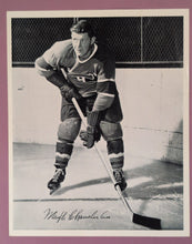Load image into Gallery viewer, 1945-54 Quaker Oats Murph Chamberlain Hockey 8x10 Blue Tint Photo
