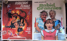 Load image into Gallery viewer, Ferocious Female Freedom Fighters &amp; Rabid Grannies 1990 Troma Promo Poster
