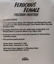 Load image into Gallery viewer, Ferocious Female Freedom Fighters &amp; Rabid Grannies 1990 Troma Promo Poster

