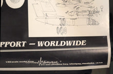 Load image into Gallery viewer, Vintage Brainwave De Havilland Dash 8 1/60 Scale Paper Model Poster Kit
