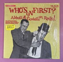 Load image into Gallery viewer, Abbott &amp; Costello - Who's On First? On Radio! Vinyl LP Radiola MR-1038 1974
