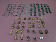 Load image into Gallery viewer, Large Lot of Vintage Plastic Toy Soldiers - Gray, Green &amp; Tan Figures
