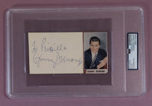 Load image into Gallery viewer, Johnny Desmond Autographed Index Card PSA/DNA Certified Authentic Auto Slab
