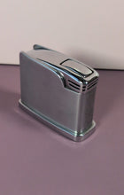 Load image into Gallery viewer, Vintage Fisker Automatic Table Lighter Chrome Mother of Pearl Inlay Japan
