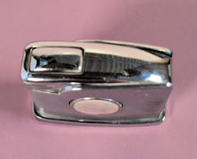 Load image into Gallery viewer, Vintage Fisker Automatic Table Lighter Chrome Mother of Pearl Inlay Japan
