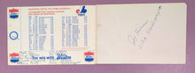 Load image into Gallery viewer, Vintage 1970 Montreal Expos Autograph Album Metro Food Stores w/ Signatures

