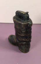 Load image into Gallery viewer, Vintage Copper Tone Boot Shaped Table Lighter Mid-Century Novelty
