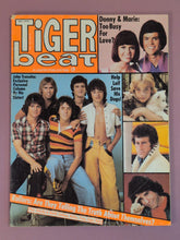 Load image into Gallery viewer, Tiger Beat Magazine Dec 1976 Donny &amp; Marie, John Travolta, Leif Garrett
