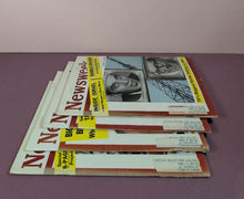 Load image into Gallery viewer, Lot of 4 Vintage Newsweek Magazines - March &amp; April 1957
