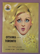 Load image into Gallery viewer, 1966 CFL Official Program Ottawa Rough Riders vs Toronto C.N.E. Stadium
