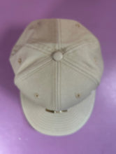 Load image into Gallery viewer, New Era 9FIFTY LA Dodgers Tan Khaki Hat Gold Metallic Logo Snapback
