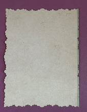 Load image into Gallery viewer, 1800s Victorian Layered Lace Valentine Card Angel Silver Frame "Love guides me"
