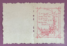 Load image into Gallery viewer, 1800s Victorian Layered Lace Valentine Card Angel Silver Frame "Love guides me"
