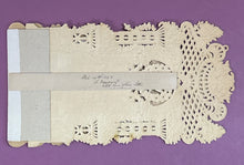 Load image into Gallery viewer, Antique 1800s German Pop-Up Honeycomb Valentine Card Boy Flowers Greetings
