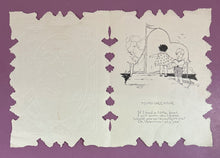 Load image into Gallery viewer, Vintage 1927 WhitneyMade Valentine Card A Tribute of Love Die-Cut Embossed
