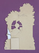 Load image into Gallery viewer, Vintage 1920sGerman Die-Cut Mechanical Valentine Card Boy, Girl in Window
