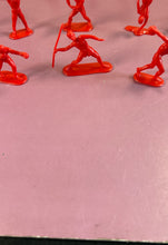 Load image into Gallery viewer, Lot of 23 1976  Vintage Red Plastic Olympic Sport Figures
